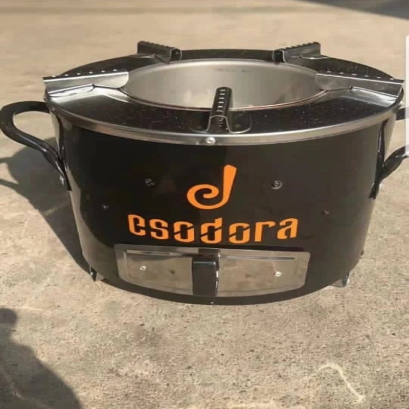 Esodora Medium Charcoal Stove free 5liter yampounder
