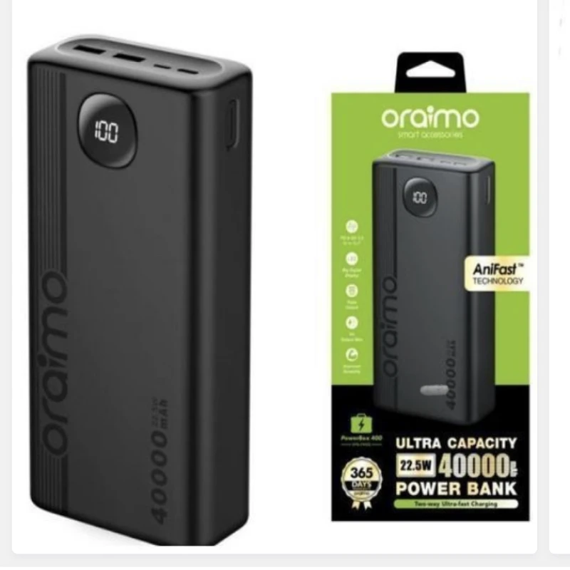 ORAIMO POWER BANK 40000mah