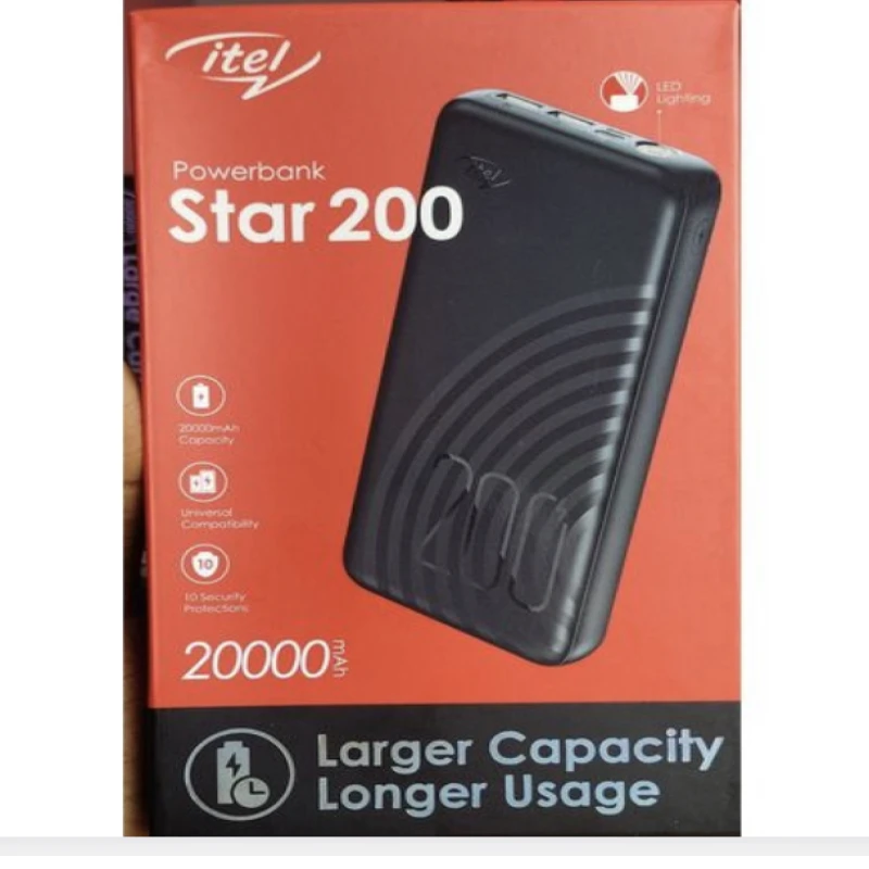 ITEL POWER BANK 20000mAh