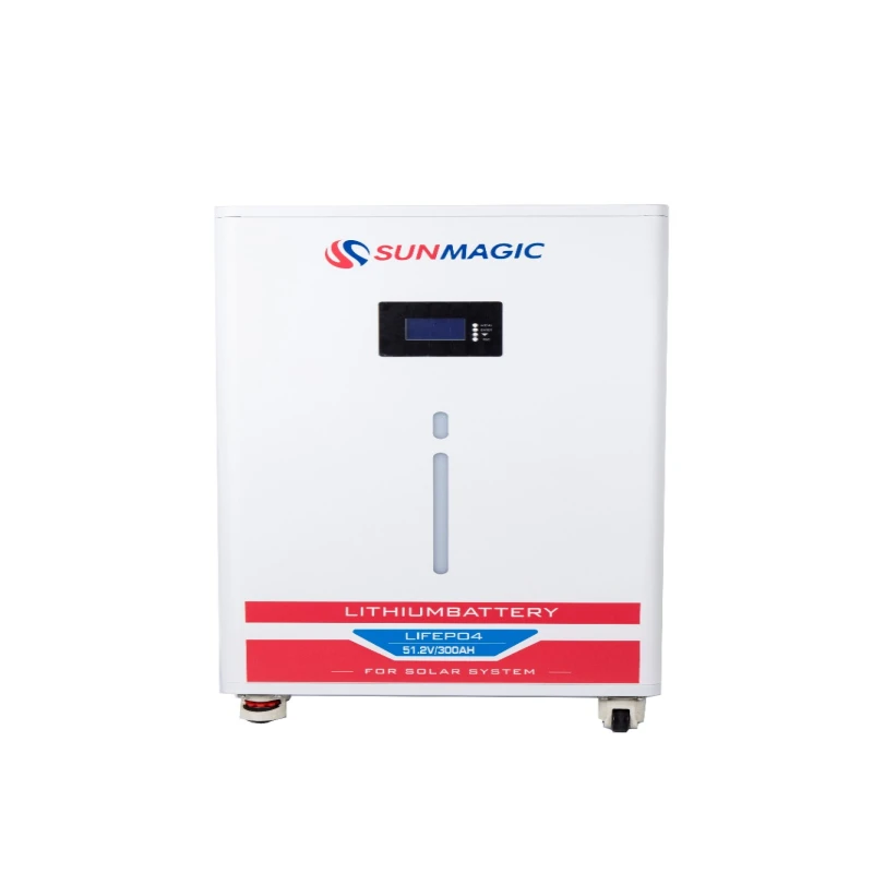 15kWh/48V300AH Lithium Ion LifePO4 Battery Stack With Smart Display